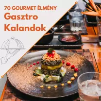 Kulináris utazós élménycsomag - 70 gourmet választás kosár