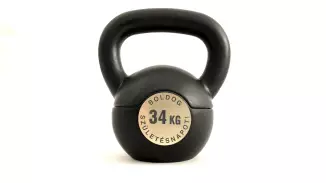 Kettlebell cukorka tartó egyedi gravírozással kosár