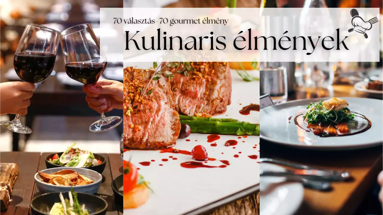Kulináris utazós élménycsomag - 70 gourmet választás fő kép