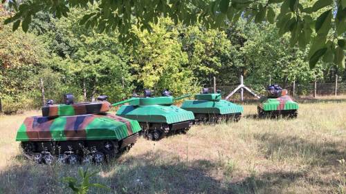Minitankos paintball harc Gyálon 8